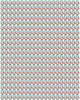 Mushroom pattern background vector