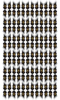 Abstract crown pattern background vector