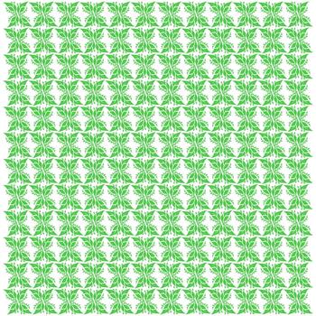Green leaf pattern background vector