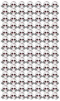 Spider pattern background vector