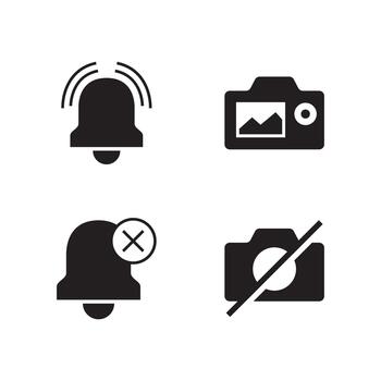 esencial usuario interfaz sólido icono conjunto vector