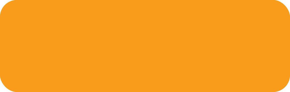 Solid orange rounded rectangle vector