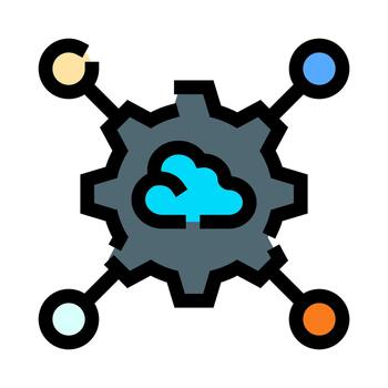 Cloud computing network integration and data processing vector