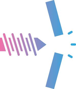 Breakthrough 3D Interface Shape vector