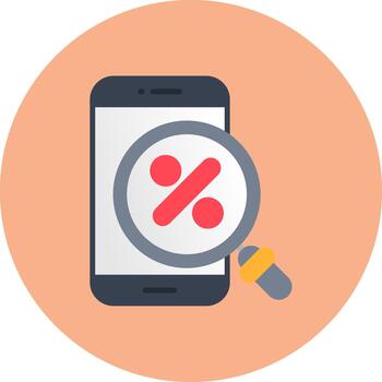 Mobile app conversion rate optimization vector
