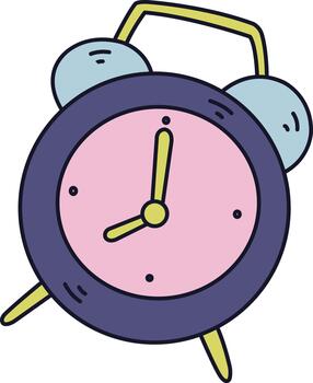 Cute Clock Element vector