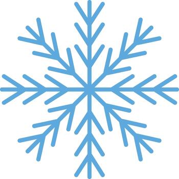 Snowflake Winter Element. vector