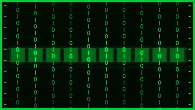 digital binario código corriente antecedentes video