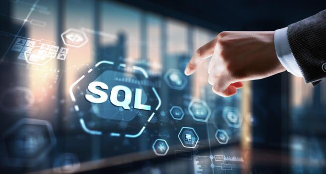 Sql server database management system photo