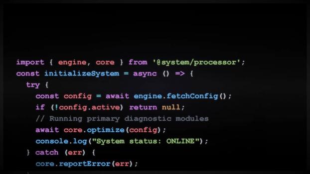 Software source code typing on computer screen, programming syntax, developer workspace, software engineering, backend logic, technology innovation, digital infrastructure video