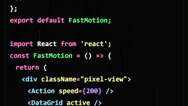 Javascript code editor screen displaying software source development, web programming syntax, syntax highlighting, loop scrolling interface video