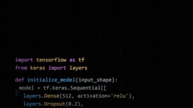 pitón programación código sintaxis mostrando máquina aprendizaje modelo arquitectura para software desarrollo y artificial inteligencia Ingenieria video