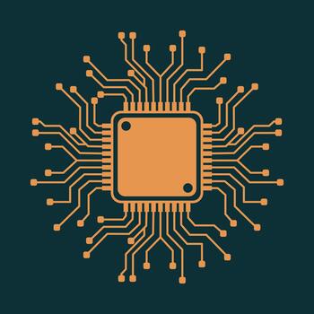 avanzado pastilla circuito tecnología informática procesador digital sistema vector