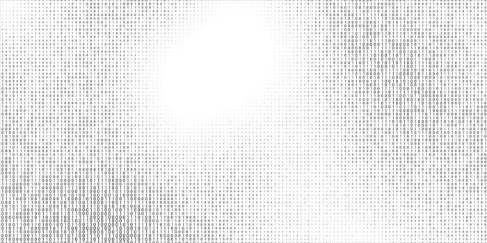 Abstract Binary Data Background with Digital Code Matrix vector