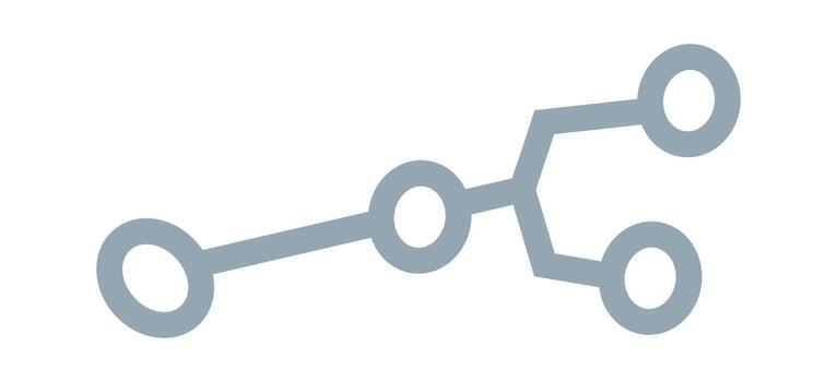 Interconnected digital connection points element vector