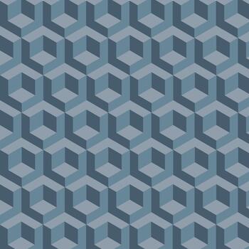 abstract cube background vector