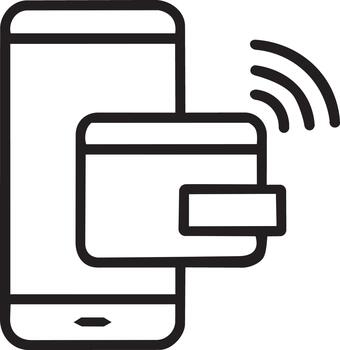 Wireless Data Transfer Network Concept vector