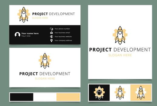 Rocket Launch Project Development Icon vector
