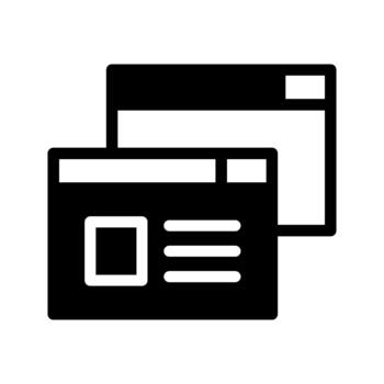website internet platform vector