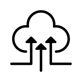 cloud network digital infrastructure vector