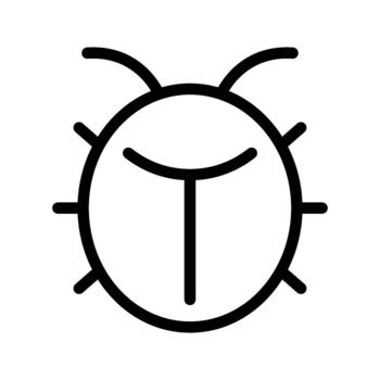 bug error software malfunction debugging vector