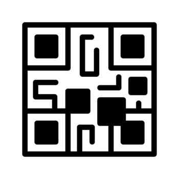 qr code digital payment technology vector