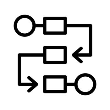 Workflow Process Automation System vector