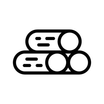 Logs Timber Stack vector