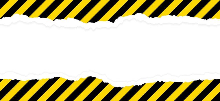 Seamless Warning striped rectangular. vector
