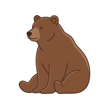 Bear Flat Icon vector