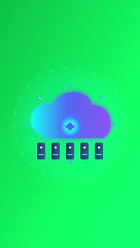Cloud Computing Infrastructure Concept Animation video