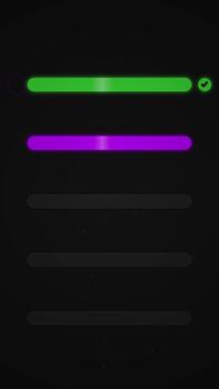 Digital Interface Loading Task List Animation video