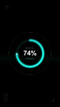 Digital Data Encryption Process Loading Screen HUD Animation video