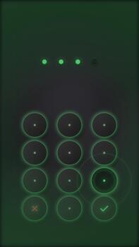 Digital Security PIN Code Entry Interface Animation video