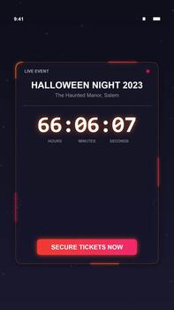 halloween evenement countdown timer digitaal koppel video
