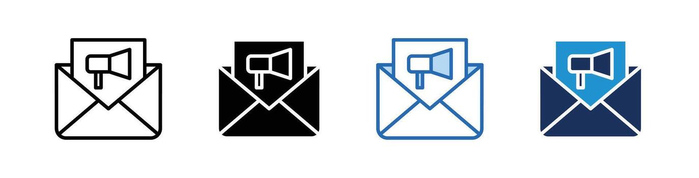 Message Multiple Styles vector
