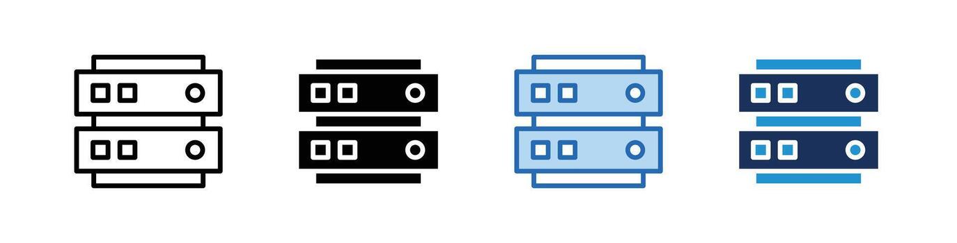 Server Multiple Style Collection vector