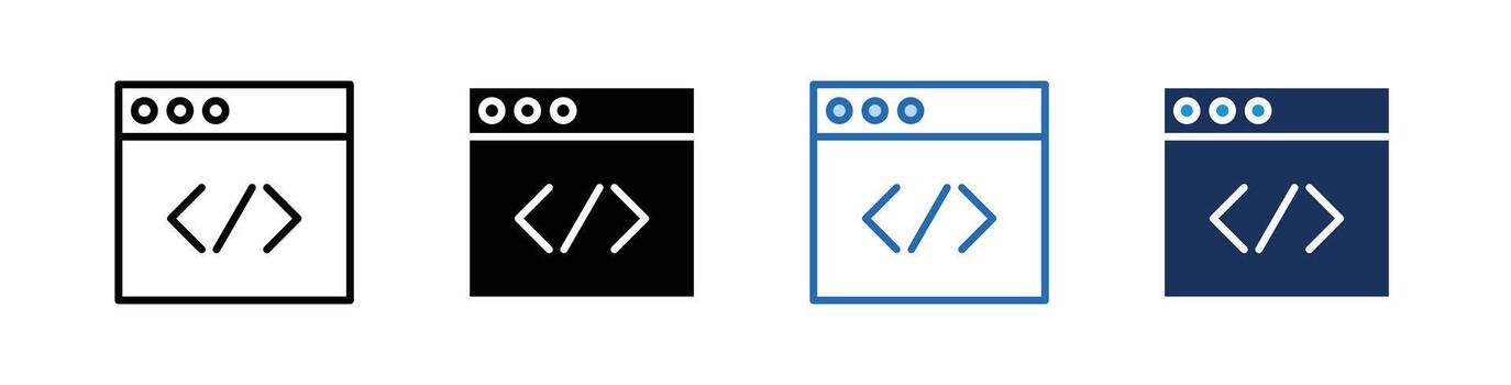 Coding Illustration Symbol vector