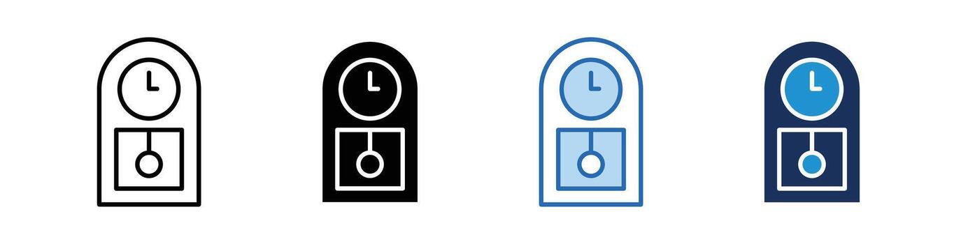 Clock Design Set vector