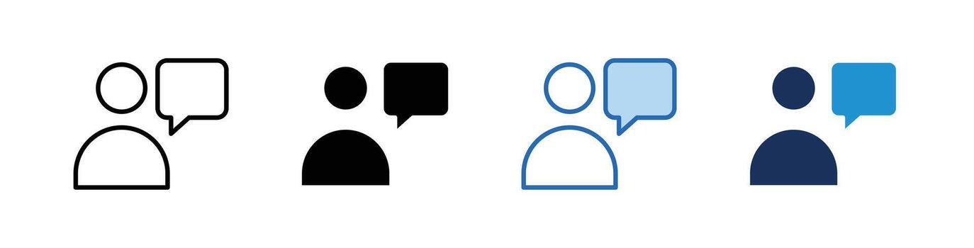Conversation Design Elements vector