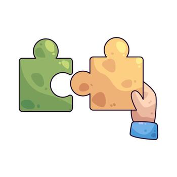 problem solving illustration vector