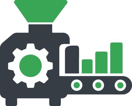Machine Generated Data Icon vector
