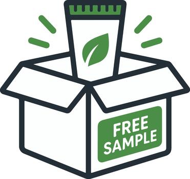 Free Sample Box Icon vector