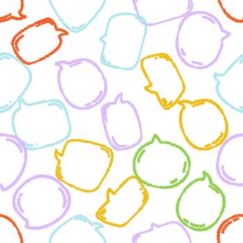 Speech Bubble Pixel Pattern vector