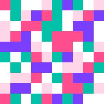 Retro Pixel Mosaic vector