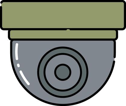 Dome Security Camera vector