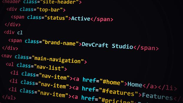 computador Programas desenvolvimento programação fonte código Arquivo editor exibição video