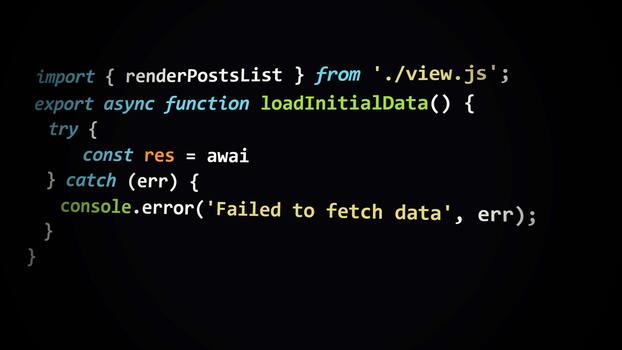 Digital technology software application programming source code display screen video