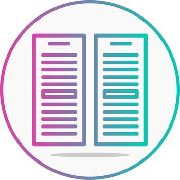 Half Line Gradient Partial Selection vector