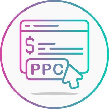 PPC Line Gradient vector